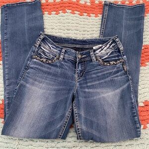 Silver Jeans Women's Boot Cut in Deep Blue